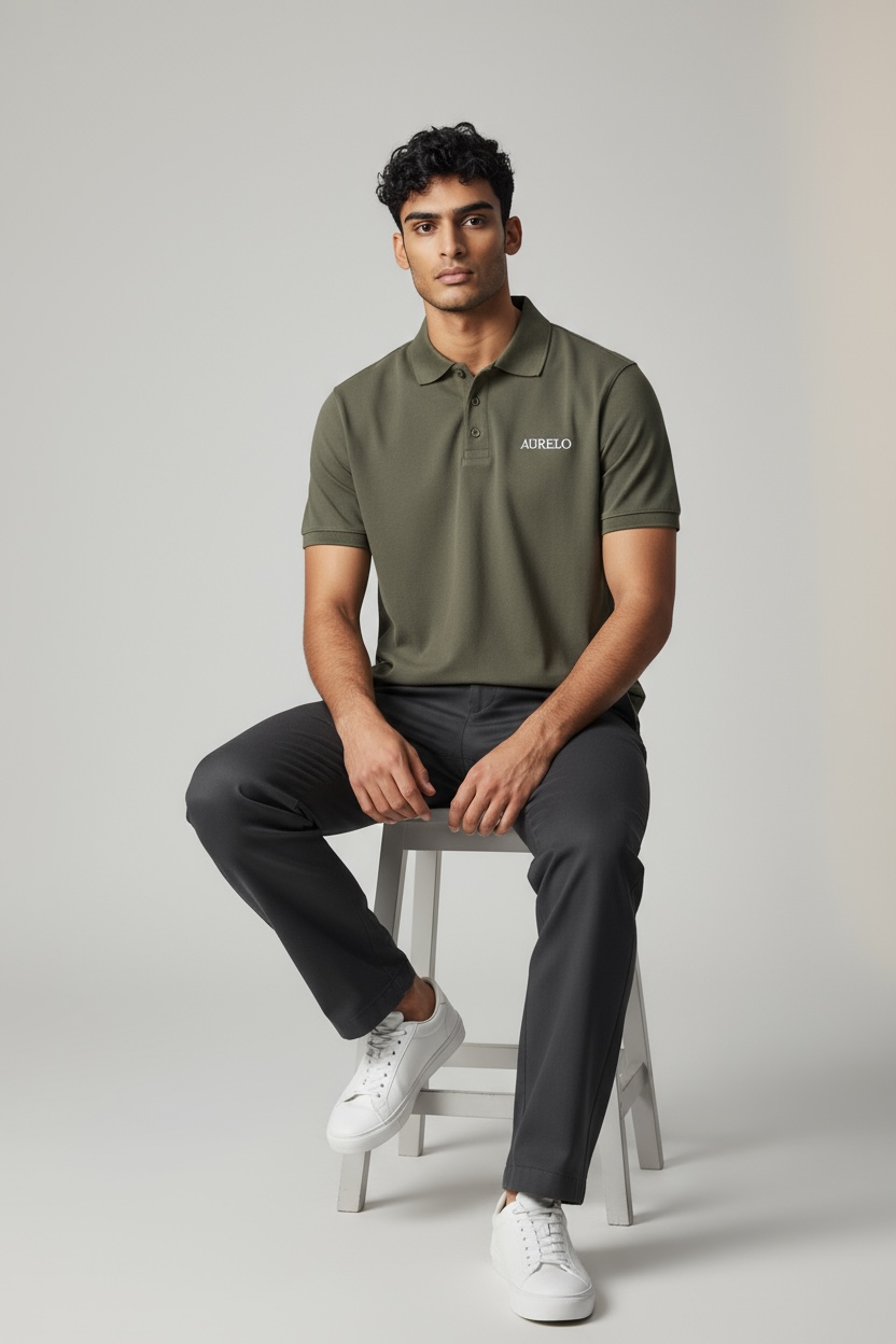 Olive Green Polo