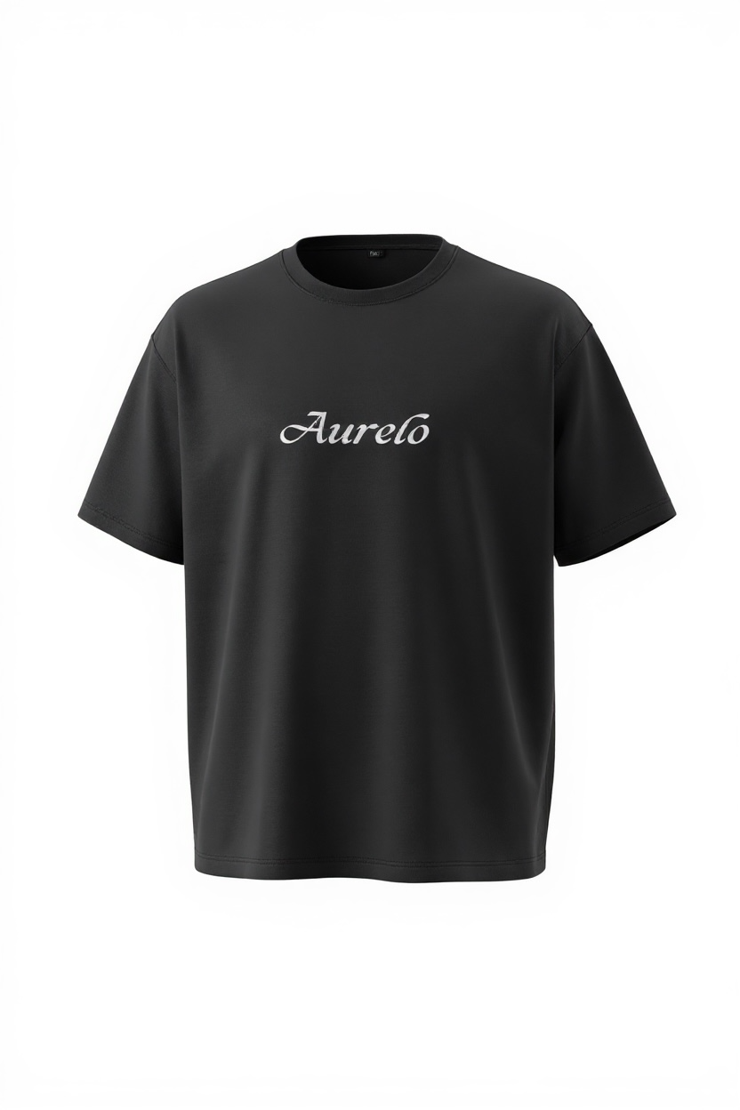 Black Oversized French terry